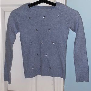 Girls rhinestone sweater